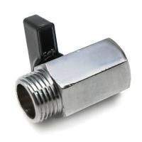 ราคา Brass Ball Valve 1 8 1 4 3 8 1 2 BSP Threaded Mini Male To Female Air Compressor Water Gas Oil Shut Off Valve (20385120066)