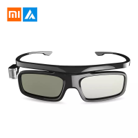 ราคา 3D Glasses Xiaomi Fengmi Smart DLP LINK Shutter Type 3D Glasses for Xiaomi JMGO XGIMI Projector Home Theatre Accessories (14138942844)