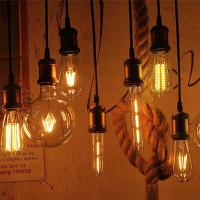 ราคา TSLEEN 12X G45 A60 LED Edison Dimmable Bulb light bulb 16W 8W filament LED bulb E27 E26 glass indoor lighting AC220V retro lamp (10952386867)