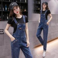 ราคา พร้อมส่ง 24 ชม เอี๊ยมยีนส์ขายาว จั้มสูท ไซส์ S 2XL งานสวยเหมือนแบบ ผ้าไม่คัน (20354377270)