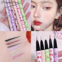 ราคา DragonRanee Smooth Colorful Eyeliner Pencil Glitter Waterproof Not Blooming Black Eyeliner Pen Long Lasting Liquid Eye Liner (15232821388)