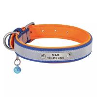 ราคา Ohmypet ปลอกคอสะท้อนแสง พร้อมสลักชื่อ ปลอกคอแมว ปลอกคอสุนัขเล็ก กลาง น่ารัก ป้ายสลักชื่อ ปลอกคอแมว ปลอกคอปรับสายได้ (18948403468)