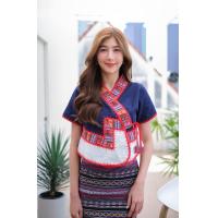ราคา เสื้อพื้นเมืองผู้หญิงเจ้านางไทลื้อแต่งเทปผ้าทอ (21364069491)