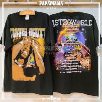 ราคา 2023 Travis Scott AstroWorld ผ้า100 ฝอกนุ่ม สวยๆ เสื้อวง เสื้อทัวร์ เสื้่ออัลบั้ม ทราวิส สก๊อต papamama vintage เสื้อยืดผ้าฝ้าย เสื้อยืด (20067845765)