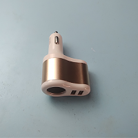 ราคา Car charger 2in1 หัวต่อ หัวต่อขยาย หัวชาร์จในรถยนต์ 3 1A 2 USB เพิ่มช่องจุดบุหรี่ 1UC206 (18849173337)