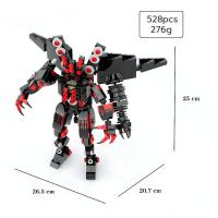 ราคา MOC ตัวต่อ skibidi toilet titan drill man โมเดล ไททัน speaker man ไททัน camera man tv man สกิบิดี้ ชุดตัวต่อ (21286422866)