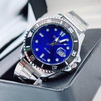 ราคา watchtime นาฬิกาข้อมือ ผู้ชาย สายเลท พร้อมวันที่ หน้าปัด 2สี เป๊ปซี่ สุดเทห์ กลางคืนมีพรายน้ำ พร้อมส่ง พร้อมกล่อง (19221289994)