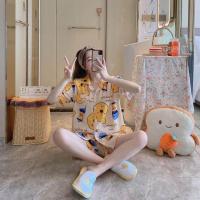 ราคา AYD 60 ชุดนอน BIG SIZE ผ้าแขน ขาสั้นผ้าไหมอิตาลีชุดนอน งานผ้าผ้าไหมอิตาลี สาวอวบ ชุดนอนสไตส์เกาหลี อก 60 นิ้ว (15968986681)