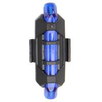 ราคา ด้านหลัง 5 ไฟจักรยาน LED หาง USB ชาร์จไฟเตือนสีแดงจักรยาน (717652930)