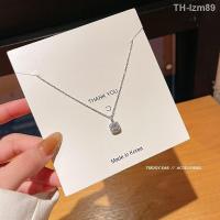 ราคา เครื่องประดับ Korea is small the design feeling of titanium steel hot style tide temperament clavicle necklace female series geometric network chain (18988601597)