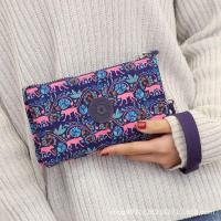 ราคา กระเป๋าคลัทช์กระเป๋า Kipling สำหรับผู้หญิง Dompet Koin กระเป๋าคล้องแขน3ชั้นของ Kaibao (19754810266)
