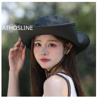 ราคา หมวกปีนเขากลางแจ้งหมวกคาวบอยตะวันตกของผู้หญิงหมวกป้องกันแดดหมวกหมวกปีนเขาปีนเขาหมวกชาวประมงหมวกชาวประมง (20118525039)