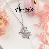 ราคา จี้มังกรเพชร พร้อมสร้อยคอทองคำขาว ยาว18นิ้ว ใส่เสริมโชคลาภ เฮงเฮง พร้อมส่ง J300 (8432375692)