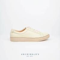 ราคา IN STOCK รองเท้า Archibalds รุ่น Off White Cobbler Archibalds ผ้าใบหนังแท้ สีครีม ชาย หญิง (311750009)