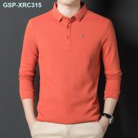 ราคา เสื้อทีเชิ้ตแขนยาว Tommy Hilfiger แบบอเมริกัน Tommy ทอมมี่แบบไม่มีซับในสำหรับผู้ชายเสื้อผ้าคอตตอนบนปกเสื้อโค้ท (20747203968)