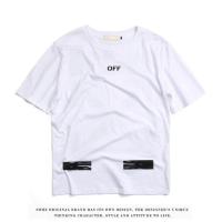 ราคา sweater Off White Men เสื้อยืด Graffiti โลโก้แขนสั้นเสื้อยืด Cal Tops Tees เสื้อผ้า (18300919980)