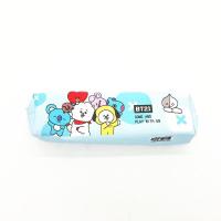 ราคา fansdreamland BTS BT21 Cartoon Printed Zipper Large Capacity Pencil Case Stationery Bag Pencil Case Bag (15258596675)