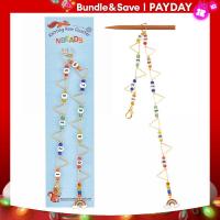 ราคา โซ่เครื่องนับแถวถักแหวนสามเหลี่ยม2ชิ้นเหมาะสำหรับเข็มขนาดสูงสุด8มม ตัวคั่นลายจี้สายรุ้งเคลือบอัลลอยพร้อมตะขอก้ามปูทำจากสังกะสีผสมสำหรับติดตามโครงการดำเนินการตามความคืบหน้ามีสีสัน36 4ซม (21060343870)