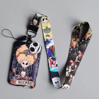 ราคา Nightmare Before Christmas Lanyard สำหรับคีย์ ID บัตรเครดิต Sampul Kartu Pass เครื่องรางห้อยโทรศัพท์สายรัดคอ Badge อุปกรณ์ตัวยึด (21170644659)