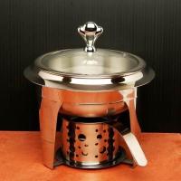 ราคา ส่งฟรี หม้อไฟสเตนเลสพร้อมขา และฝาปิดแก้ว Twin Fish รหัส HP 2 (1381354454)