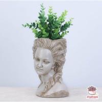 ราคา กระถางเรซินรูปหน้าคน ไม้อวบน้ำ กุหลาบหิน cactus succulent หลากหลายสายพันธุ์ (4559248602)