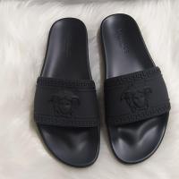 ราคา Versace้รองเท้าแตะแบรนด์อินเทรนด์สไตล์ยุโรปและอเมริกันรองเท้าแตะลำลองส้นแบนสำหรับผู้หญิงลากหัวโลหะเพื่อความงามแบบลื่นในการค้าต่างประเทศรองเท้าบุรุษกวางโจว (18044754386)