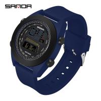 ราคา รองเท้าแตะดิจิตอลอิเล็กทรอนิกส์เรืองแสง Led หรูหราของผู้ชายนาฬิกาลำลองกีฬากันน้ำ SD9025 9 (18281646989)