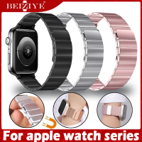 ราคา For apple watch series 9 8 7 6 5 4 SE สาย 41mm 45mm 38mm 42mm 40mm 44mm สายนาฬิกา magnetic stainless steel metal band for apple watch ultra ultra 2 49mm สายนาฬิกาข้อมือสำหรับ (15604931633)
