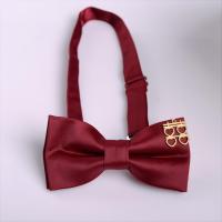 ราคา ชุดสูทสีแดงผูกโบว์สำหรับงานแต่งงานของผู้ชายชุดหูกระต่ายสำหรับเจ้าบ่าวแต่งงานสีแดงไวน์ฉลองสองชั้นเสื้อเชิ้ตมีโบว์ TrendPophnin (19692000284)