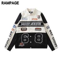 ราคา Apiece American locomotive suit coat female couples design feeling restorinRAMPAGE复古美式机车服外套女情侣设计感秋季可拆卸赛车服夹克潮082604z (16574049028)