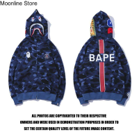 ราคา เสื้อกันหนาวและคลุมออกกำลังกายผู้ชายสีส้ม BAPE X pubg ใหม่ ลาย H oodies sweatershirt แบบสไตล์คลาสสิก เสื้อกันหนาวเสื้อผู้ชายแฟชั่น BAPE SHARK HEAD เสื้อผ้าหน้าหนาว (18134701307)