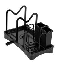 ราคา Kitchen Dish Rack Drainer Home Dish Rack Drain Rack Kitchen Tableware Forks Bowl Plate Dishes Holder Storage Rack (12864662052)