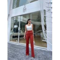 ราคา กางเกงขากระบอกเล็กปลายแต่งขาม้างานป้ายPROMTHONG (19573246721)