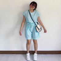 ราคา Onion Junpsuit จั๊มสูทหมี จั๊มสูทขาสั้น จั๊มสูทลายทาง จั๊มสูทพลัสไซส์ จั๊มสูทโอเวอร์ไซส์ ชุดหมี จั๊มสูทผูกเอว (19457167974)