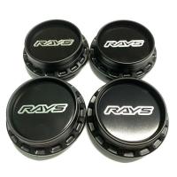 ราคา Style 4pcs 67mm Rays Car sport rim wheel cap Black Chrome High Style VOLK RACING RAYS Volk Racing Rays TE37 CE28 RE30 (18196227926)