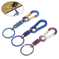 ราคา ที่ยึดสแตนเลส Gantungan Kunci Motor พร้อมตะขอเกี่ยวเข็มขัดพวงกุญแจไทเทเนียมปรับพวงกุญแจห้อยแหวน (20930721905)