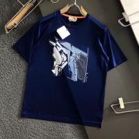 ราคา HOT HERMES เสื้อยืดแขนสั้นลําลอง คอกลม พิมพ์ลายม้า แฟชั่นฤดูใบไม้ผลิ และฤดูร้อน สําหรับผู้ชาย เสื้อยืดผู้ชาย (21315190350)