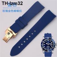 ราคา สายนาฬิกา TAG Heuer เหมาะสำหรับสายนาฬิกา ซิลิโคน Monaco ชุดดำน้ำ กำไลข้อมือยางโค้งสำหรับผู้ชาย (20852722202)