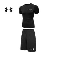 ราคา Under Armour UA sportswear ชุดสูทผู้ชาย การฝึกบาสเก็ตบอล วิ่ง เสื้อผ้าที่แห้งเร็ว รัดรูป อุปกรณ์ตรวจร่างกาย ยิม ชุดแขนสั้น (10534932039)