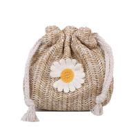 ราคา กระเป๋าพายข้าง Beach Straw Bag ลายดอกเดซี่ขนาดเล็ก กระเป๋าสานสวยๆ กระเป๋าชายหาด 2022 ใหม่ 031010 (12809414307)