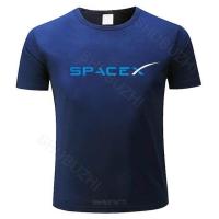 ราคา SpaceX เสื้อยืดเสื้อยืดสีดำ Space X โลโก้เสื้อยืดผู้ชายเสื้อยืดพลัสไซซ์แฟชั่นผ้าฝ้ายยอดนิยมของแฟนหนุ่มจัดส่งสินค้า (19621351274)