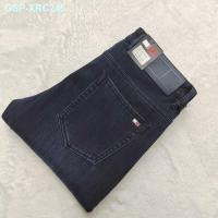 ราคา Tommy Hilfiger ฤดูหนาวบวกกำมะหยี่ใหม่ Telesco Tommy Men กางเกงยีนส์และกางเกงลำลองแบบตรงผ้ายืด (19741605158)