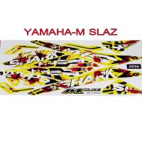 ราคา สติ๊กเกอร์ติดรถมอเตอร์ไซด์ลายการ์ตูน สำหรับ YAMAHA M SLAZ ฉลาม สีเหลือง ลาย 2 (656212679)