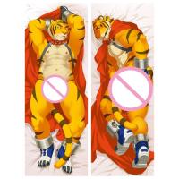 ราคา ปลอกหมอนลายเสือขนปุยฟูแอนทโรอนิเมะ Dakimakura พิมพ์สองด้านแบบทำมือ (20066844549)