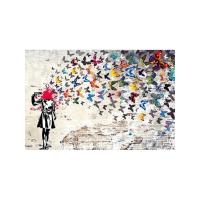 ราคา 2023 Graffiti Street Wall Art Pop Art Posters Banksy Portraits Of Famous People Abstract Oil Paintings Printed Living Room Home Decor (20117004102)