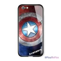 ราคา สำหรับ iPhone X XS XR XS MAX 5 5S SE 6 6S 7 8 Plus Case Marvel กัปตันอเมริกาไอรอนแมน Spiderman เคสกันกระแทกกระจกเทมเปอร์กรณีฝาหลัง (756518550)
