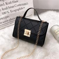 ราคา หนัง PU ไหล่นูนแฟชั่นสำหรับผู้หญิงโซ่กระเป๋ากระเป๋าสะพายข้างสาเหตุ (20454207174)