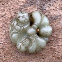 ราคา หยก Xiu เก่าเครื่องหยกเลียนแบบโบราณหยกโบราณสูงวัตถุเก่าสงครามจี้ที่จับฮันจี้หยกและมงคลสามสมบัติ (20481667967)