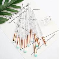 ราคา แปรงแต่งหน้า เซ็ต 10 ชิ้น ด้ามใสกลิตเตอร์ MAANGE แปรงแต่งหน้า ขนนุ่ม แปรงแต่งหน้ามืออาชีพ แปรงรองพื้น แปรงเครื่องสำอาง (715702364)