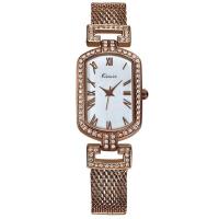 ราคา Kimio นาฬิกาข้อมือผู้หญิง สีน้ำตาลทอง สายสแตนเลส รุ่น KW6001 (1478282190)